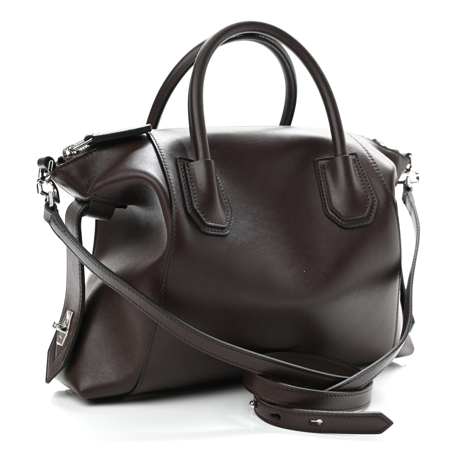 Givenchy Smooth Calfskin Small Soft Antigona Dark Brown 3 of 10