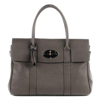 Mulberry Classic Grain Bayswater Mole Grey 1 of 9