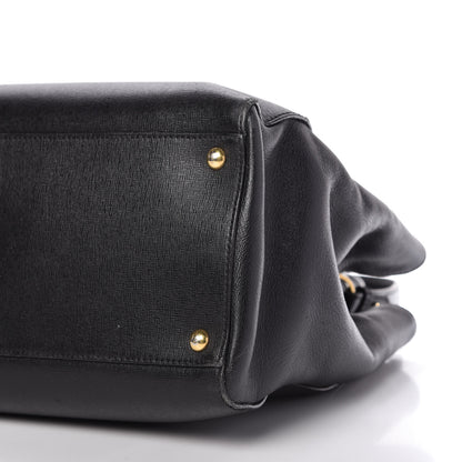 Fendi Vitello Elite Regular 2Jours Tote Black 7 of 11