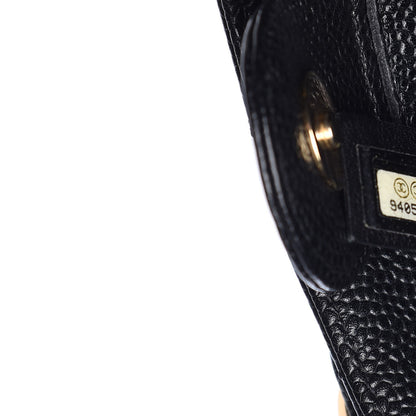 Chanel Caviar Quilted Petit Shopping Tote PST Black 7 of 8
