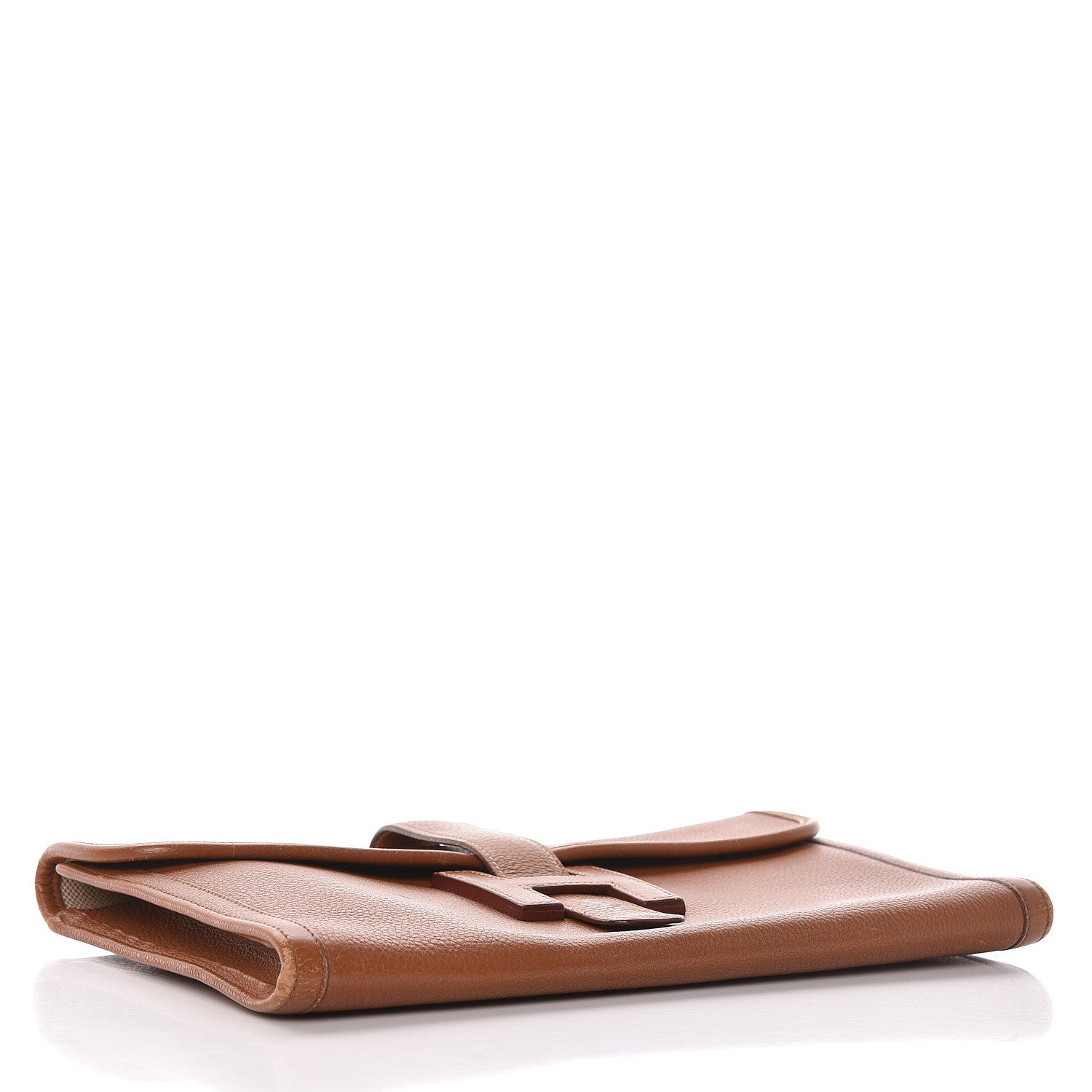 Hermes Taurillon Clemence Jige PM Clutch Gold 4 of 19