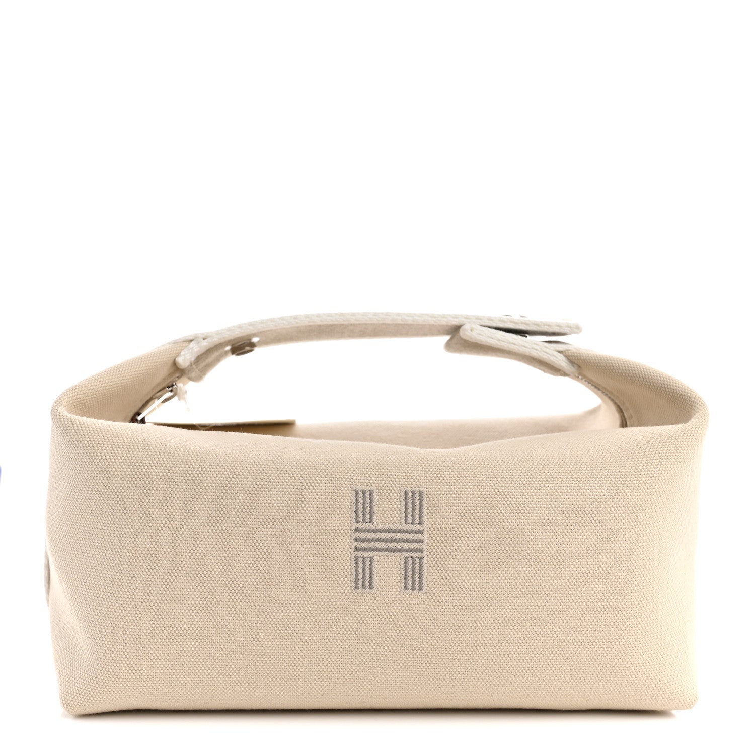 Hermes Canvas Small Bride-A-Brac Pouch Natural 1 of 6