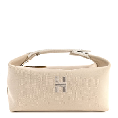 Hermes Canvas Small Bride-A-Brac Pouch Natural 1 of 6