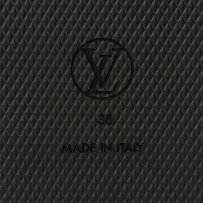 Louis Vuitton Lambskin Sunset Comfort Flat Sandals 38 Black 7 of 8