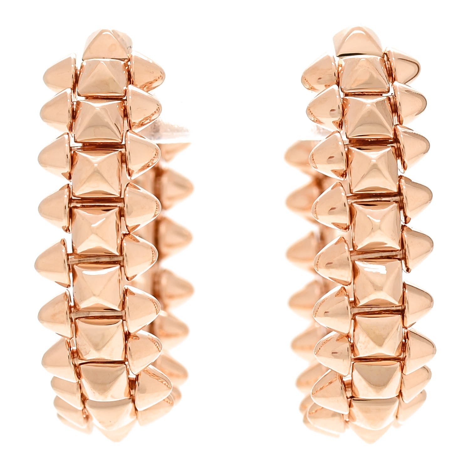 Cartier 18K Pink Gold Small Clash de Cartier Earrings 1 of 6
