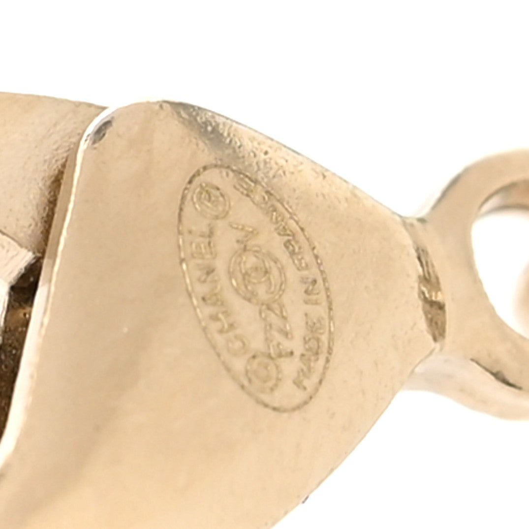 Pearl CC 100th Anniversary Necklace Light Gold