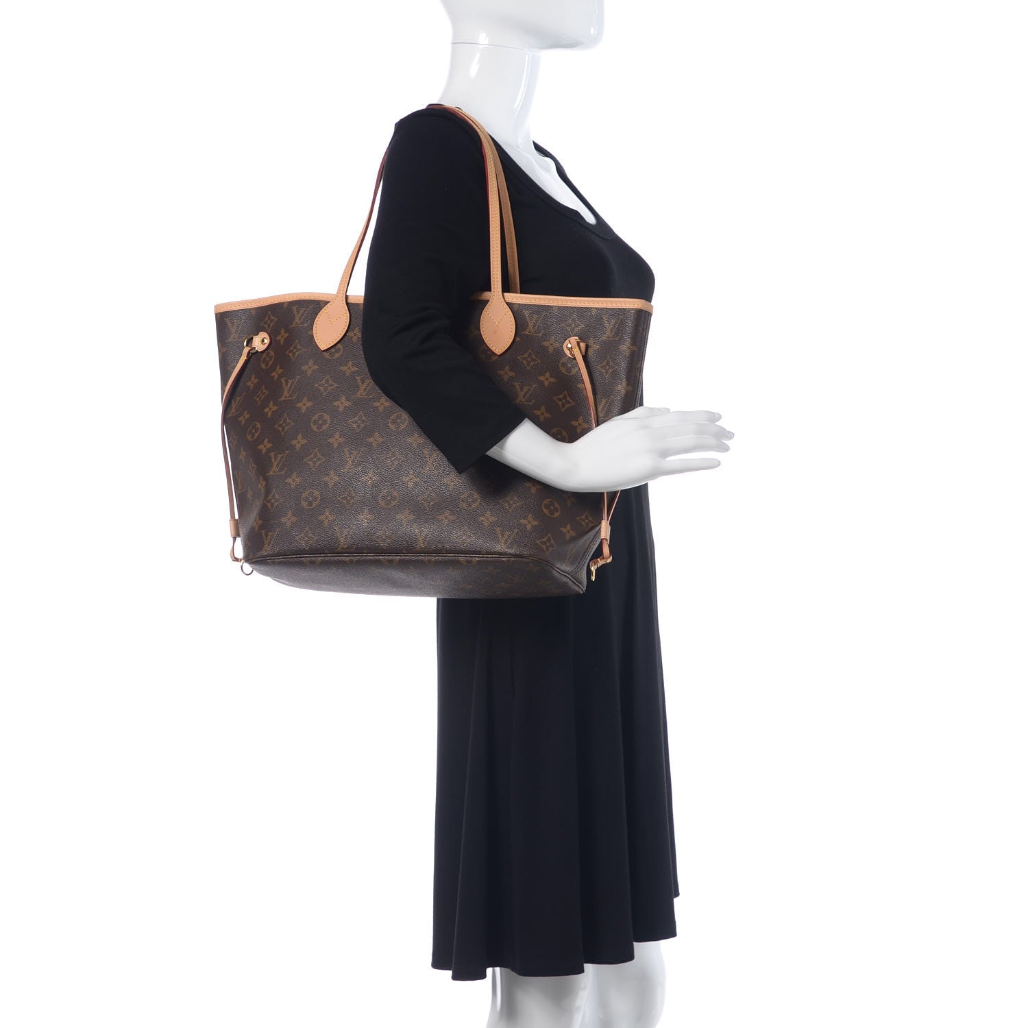 Louis Vuitton Monogram Neverfull MM 2 of 15
