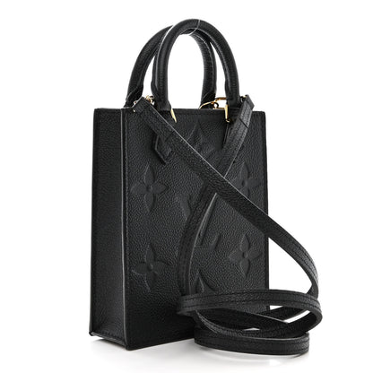 Louis Vuitton Empreinte Monogram Giant Petit Sac Plat Black 3 of 9