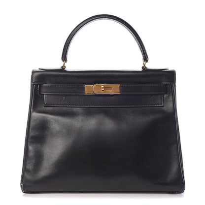Hermes Box Kelly Retourne 28 Black 1 of 24