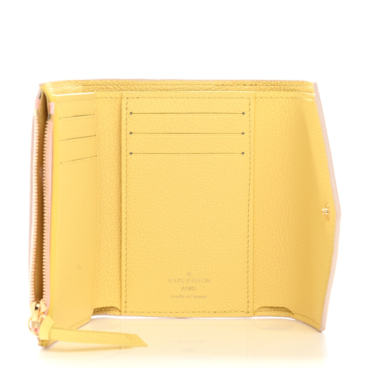 Empreinte Monogram Spring In The City Victorine Wallet Pink Beige Yellow