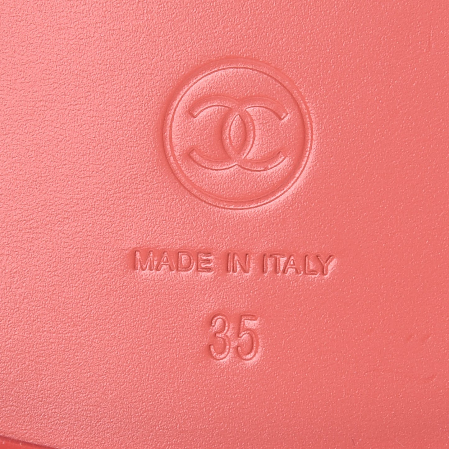 Patent Calfskin CC Slip On Mules 35 Pink