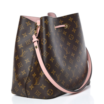 Louis Vuitton Monogram Neonoe MM Rose Poudre 3 of 14