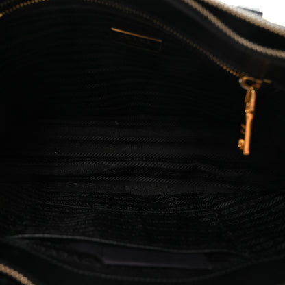 Prada Saffiano Lux Small Galleria Double Zip Tote Black 5 of 10