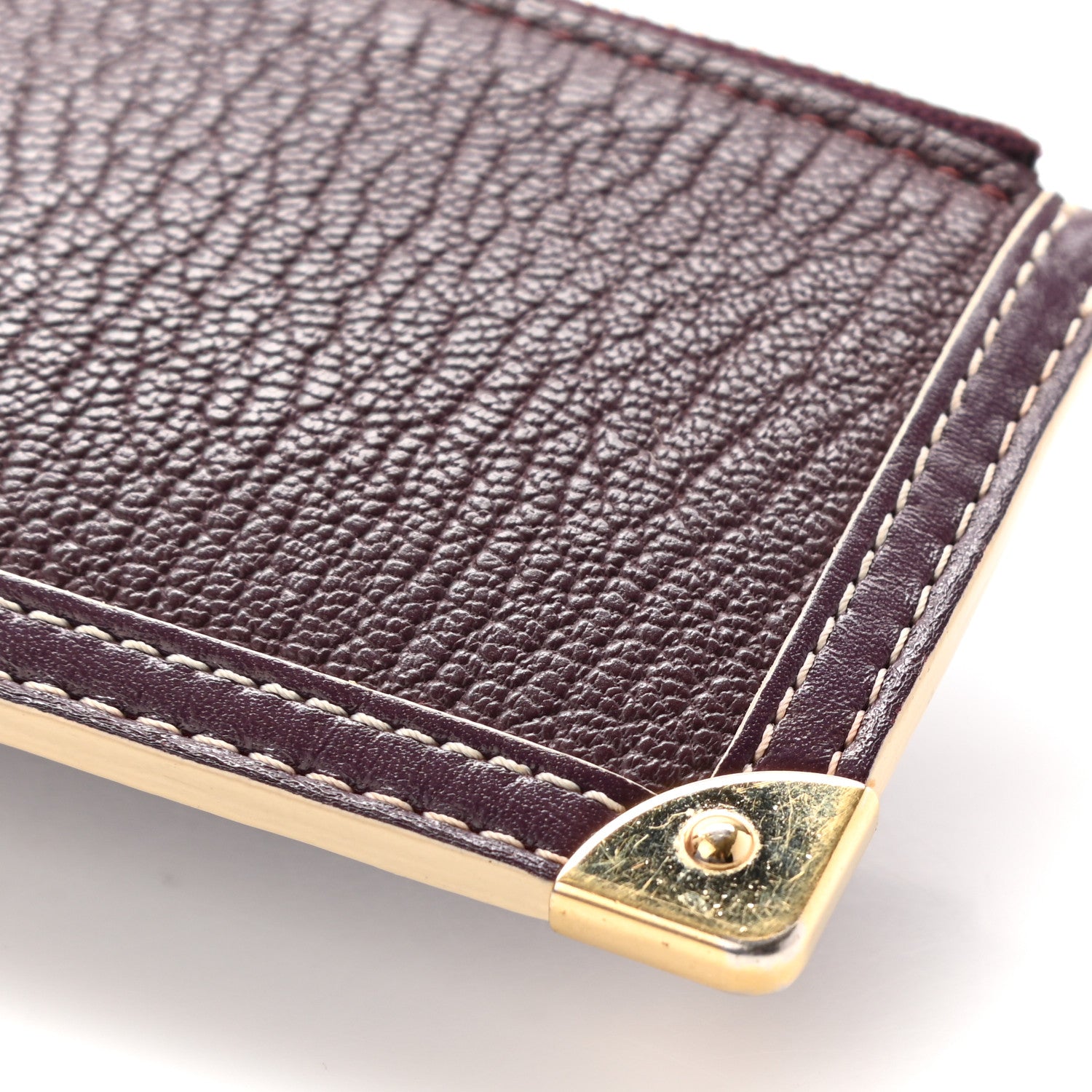 Louis Vuitton Suhali Key Pouch Prune 7 of 13