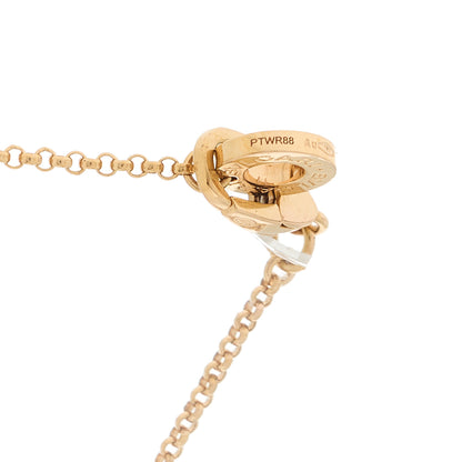 Bulgari 18K Rose Gold Cermet Small B.Zero1 Pendant Necklace 4 of 6