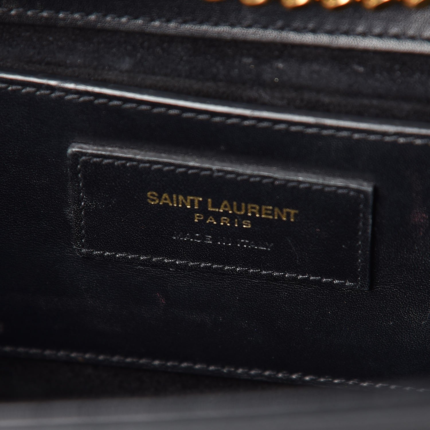 Saint Laurent Smooth Calfskin Medium Classic Monogram Kate Tassel Satchel Black 7 of 15