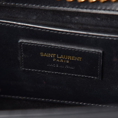 Saint Laurent Smooth Calfskin Medium Classic Monogram Kate Tassel Satchel Black 7 of 15