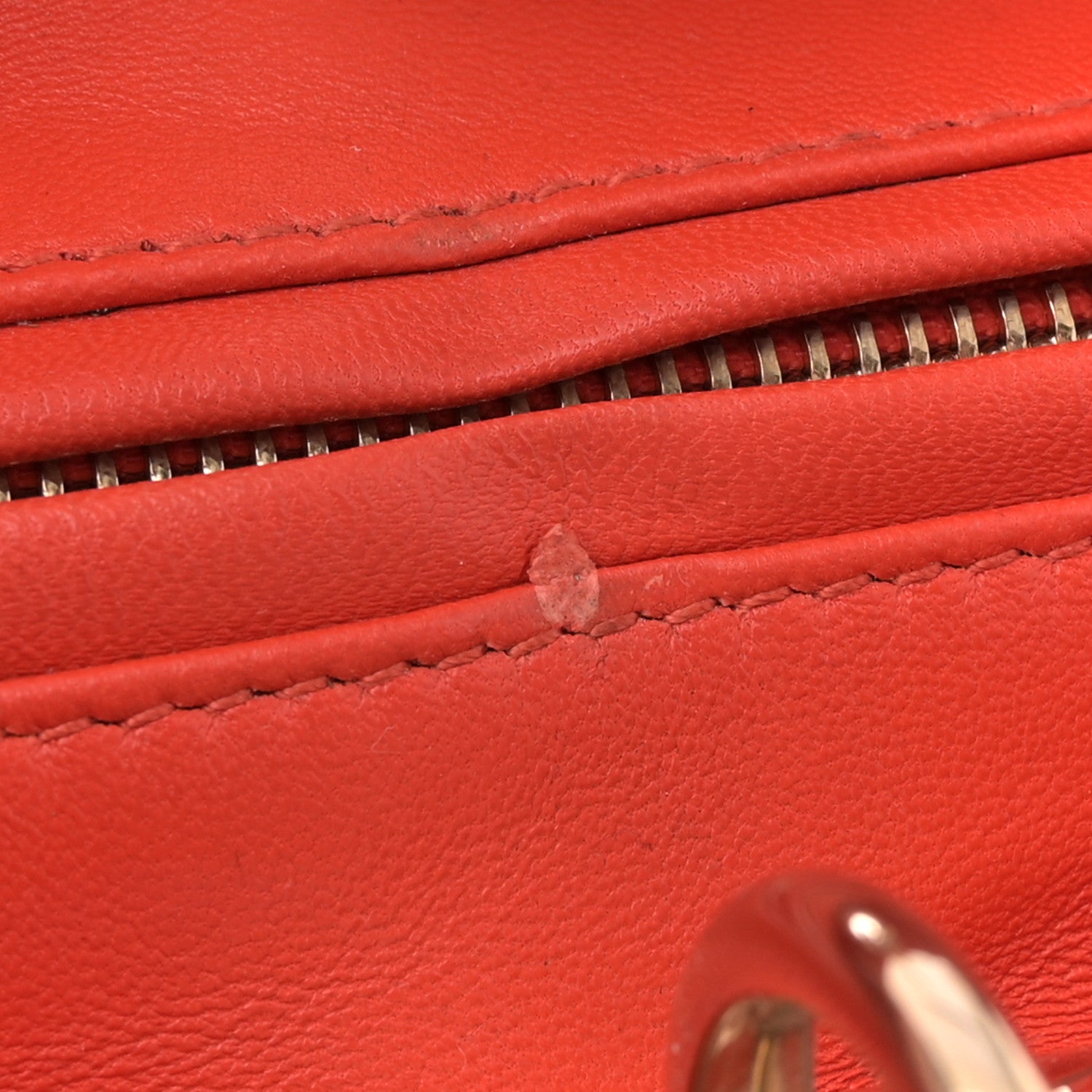 Christian Dior Lambskin Cannage Large Lady Dior Orange 11 of 13
