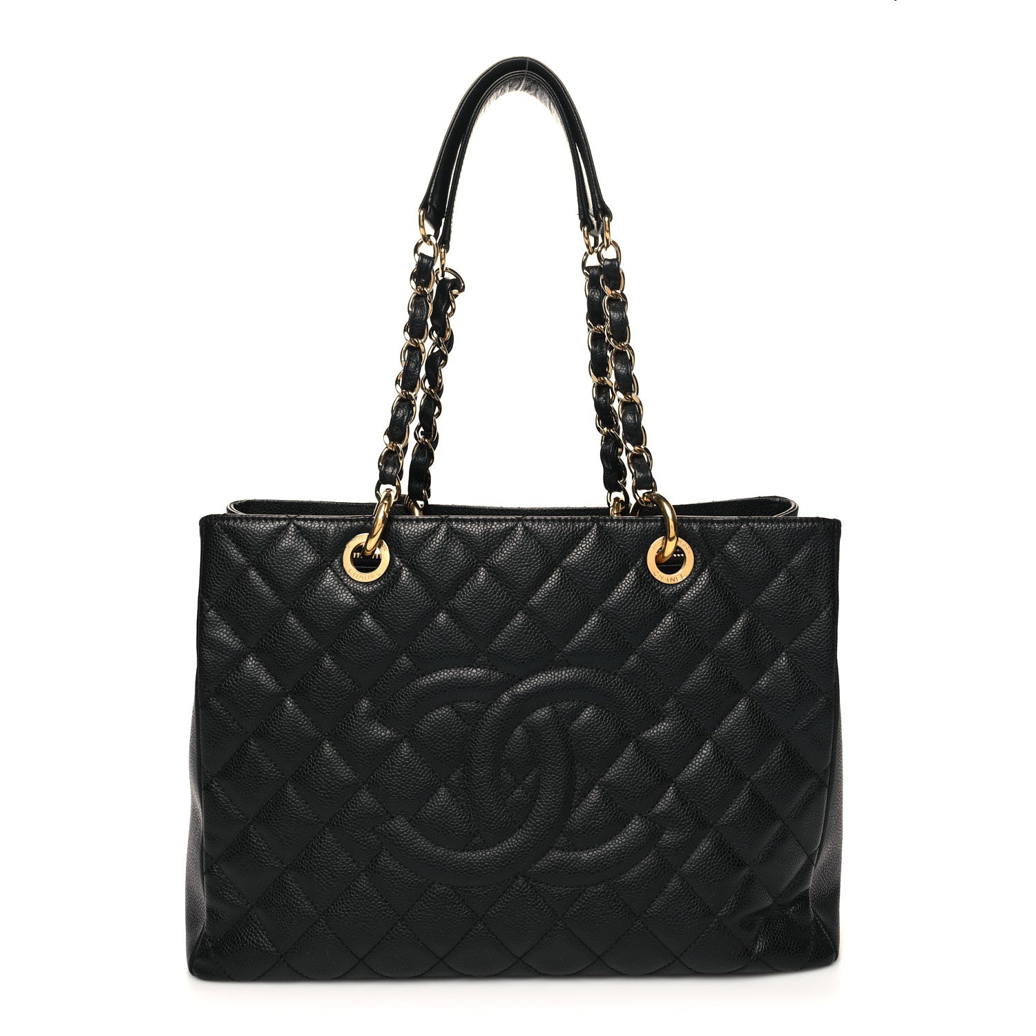 Chanel Caviar Quilted Grand Shopping Tote GST Black 1 of 13