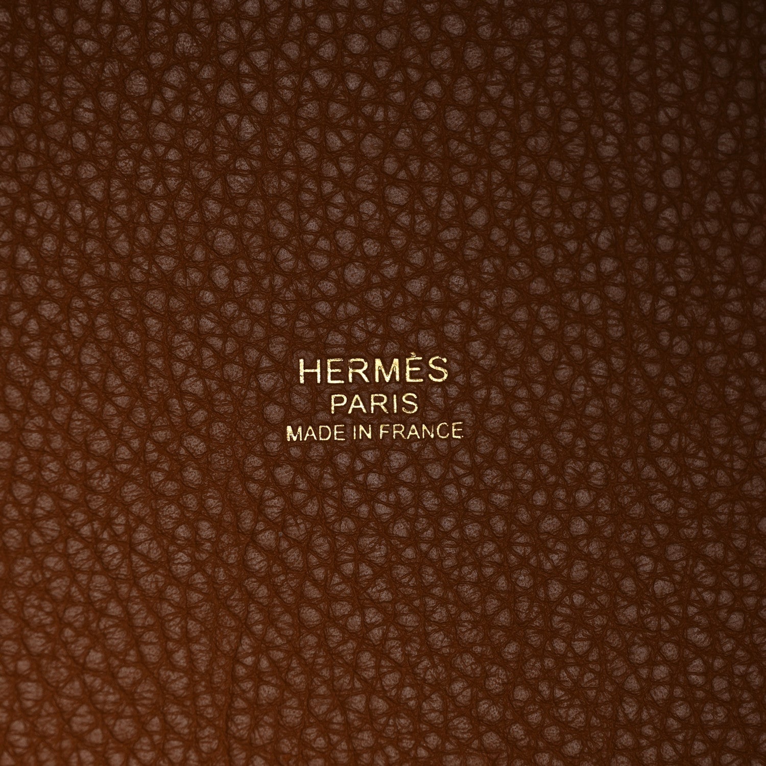 Hermes Taurillon Clemence Picotin Lock 22 MM Gold 6 of 9