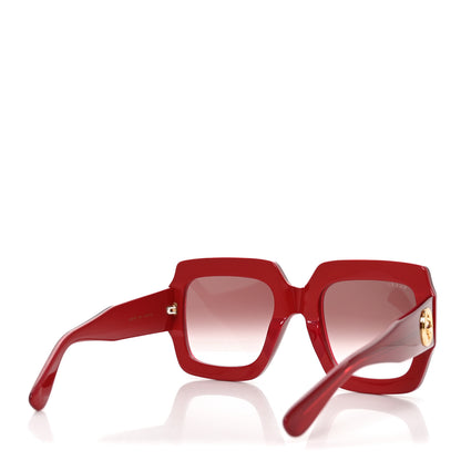 Gucci Square Web Frame GG0178S Sunglasses Red 4 of 7
