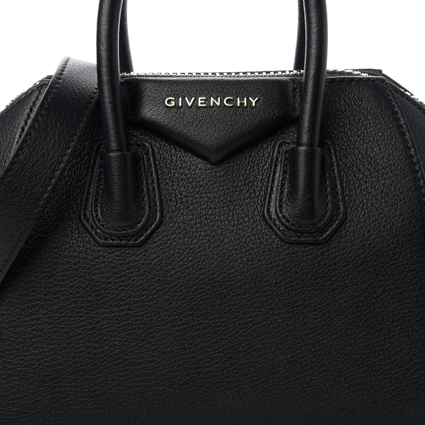 Sugar Goatskin Mini Antigona Black