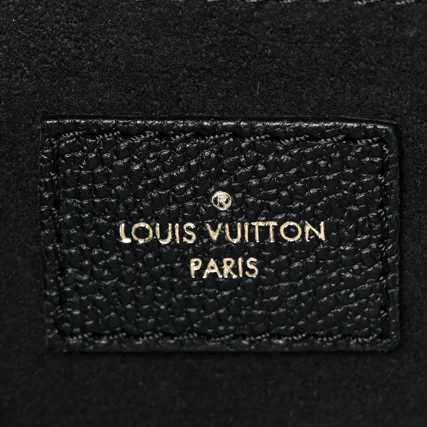 Louis Vuitton Empreinte Monogram Giant Neverfull MM Black 6 of 9