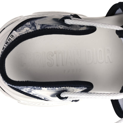 Christian Dior Technical Fabric Toile de Jouy D-Connect Sandals 38 Blue 8 of 10