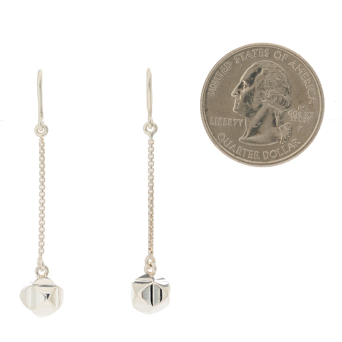 Sterling Silver Medor Drop Earrings