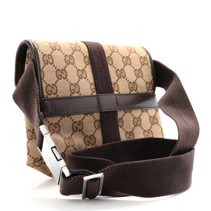 Gucci Monogram Waist Pouch Bag Dark Brown 3 of 10