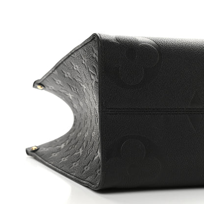 Louis Vuitton Empreinte Monogram Giant Onthego MM Black 7 of 9