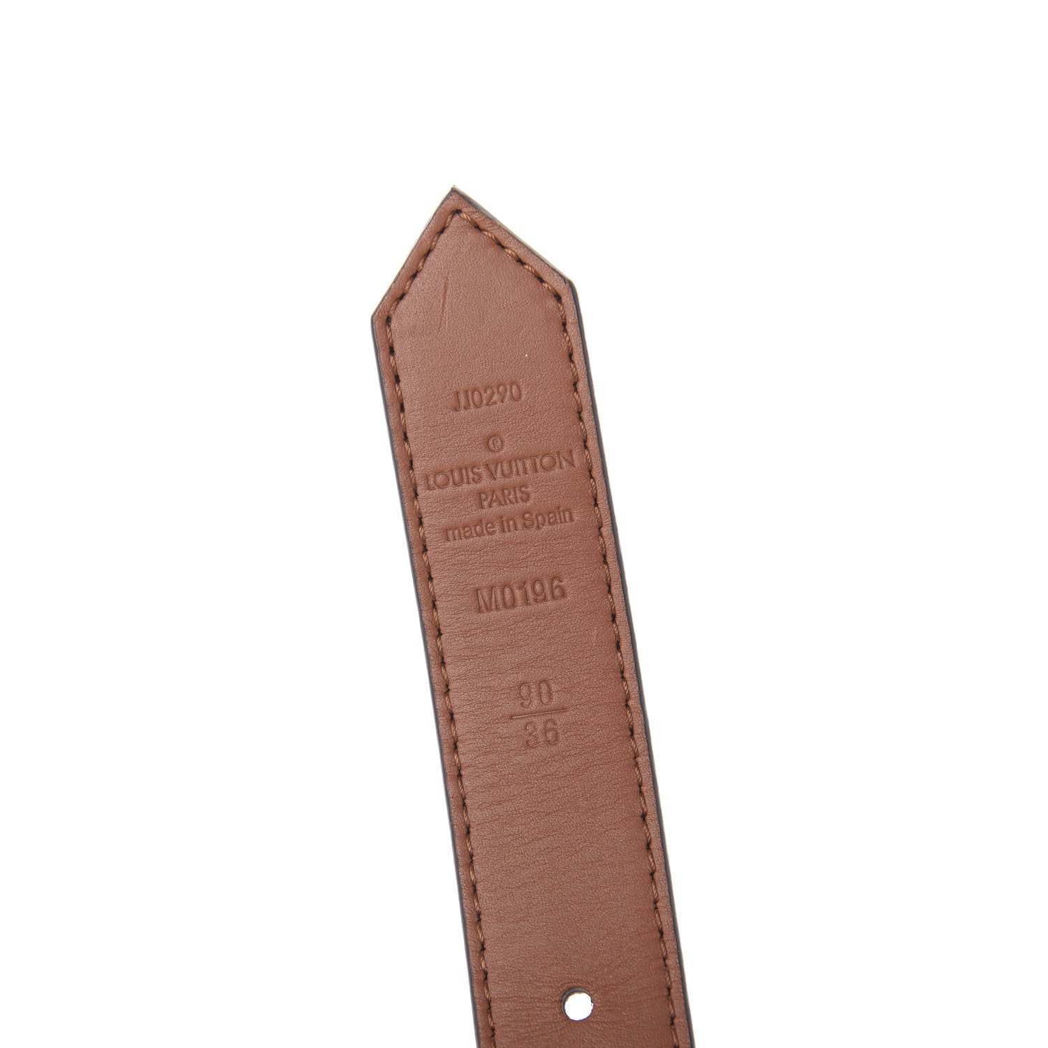 Louis Vuitton Monogram 25mm Dauphine Reversible Belt 75 30 Tan 5 of 6