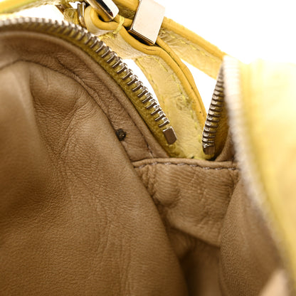 The Row Ostrich Lizard Mini Twin Crossbody Bag Yellow 12 of 15