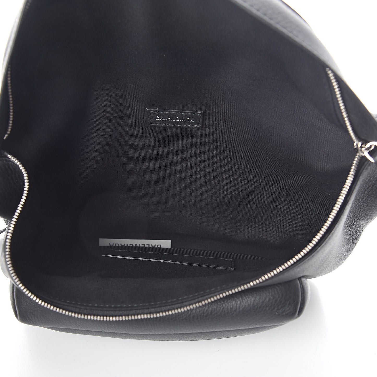 Smooth Calfskin Logo Large Everyday Beltpack Black