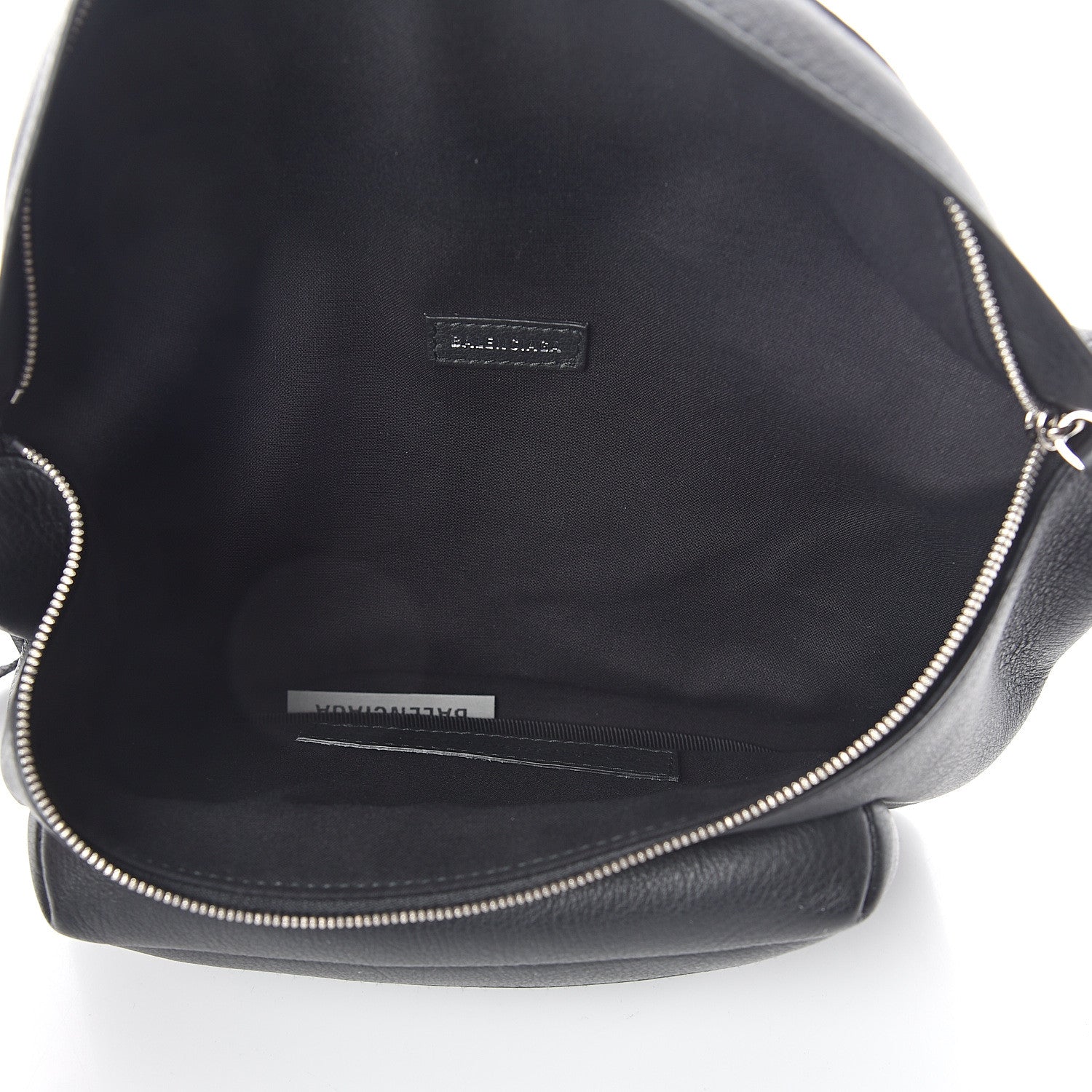 Balenciaga Smooth Calfskin Logo Large Everyday Beltpack Black 4 of 8