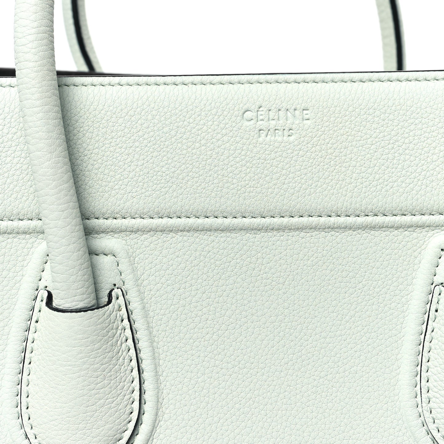 Baby Grained Calfskin Medium Phantom Luggage Jade