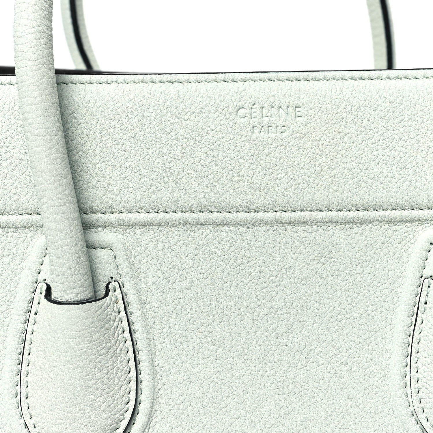 Celine Baby Grained Calfskin Medium Phantom Luggage Jade 7 of 13