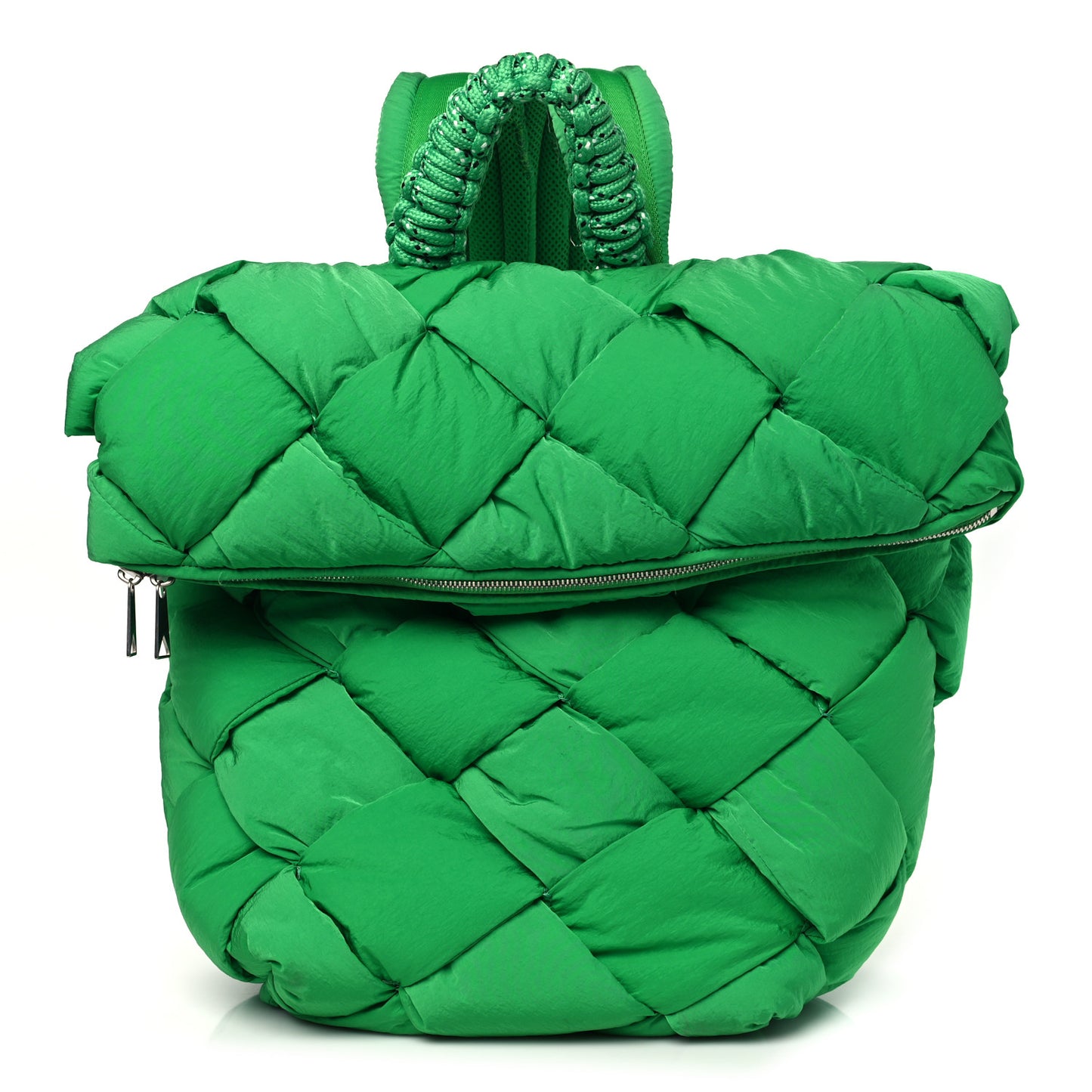 Nylon Intrecciato Padded Cassette Backpack Parakeet