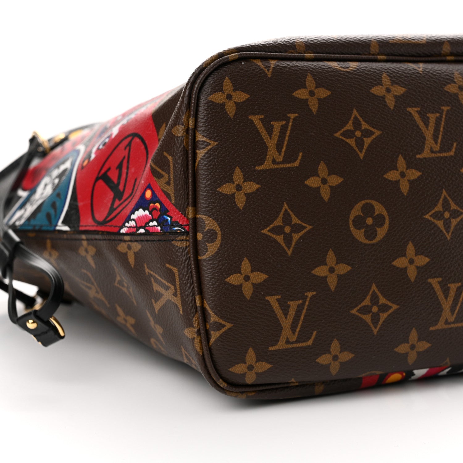 Louis Vuitton Monogram Kabuki Neverfull MM 9 of 11