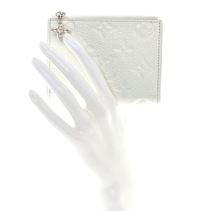 Louis Vuitton Empreinte Monogram Flower Lisa Wallet Snow 2 of 11