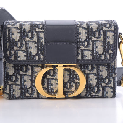 Christian Dior Oblique 30 Montaigne Box Bag Blue 8 of 10