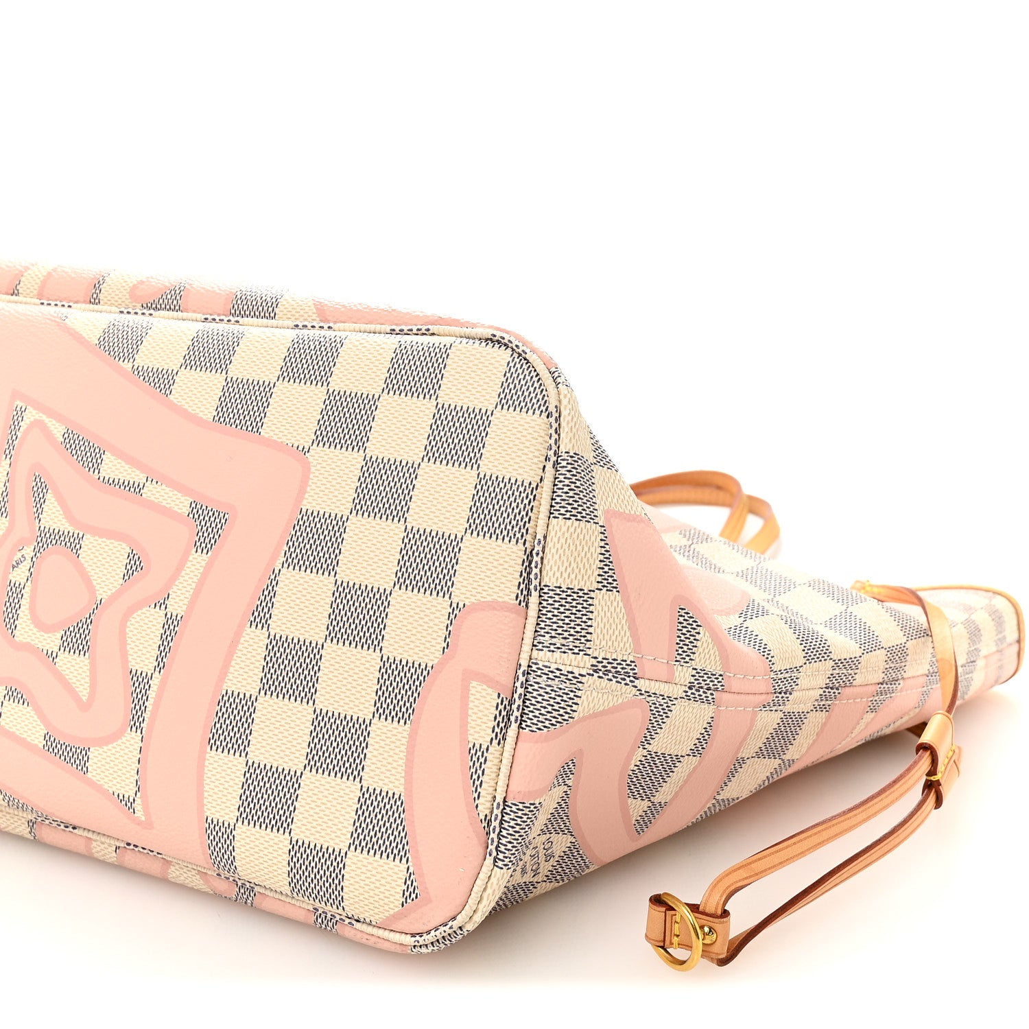 Louis Vuitton Damier Azur Tahitienne Neverfull MM 10 of 10