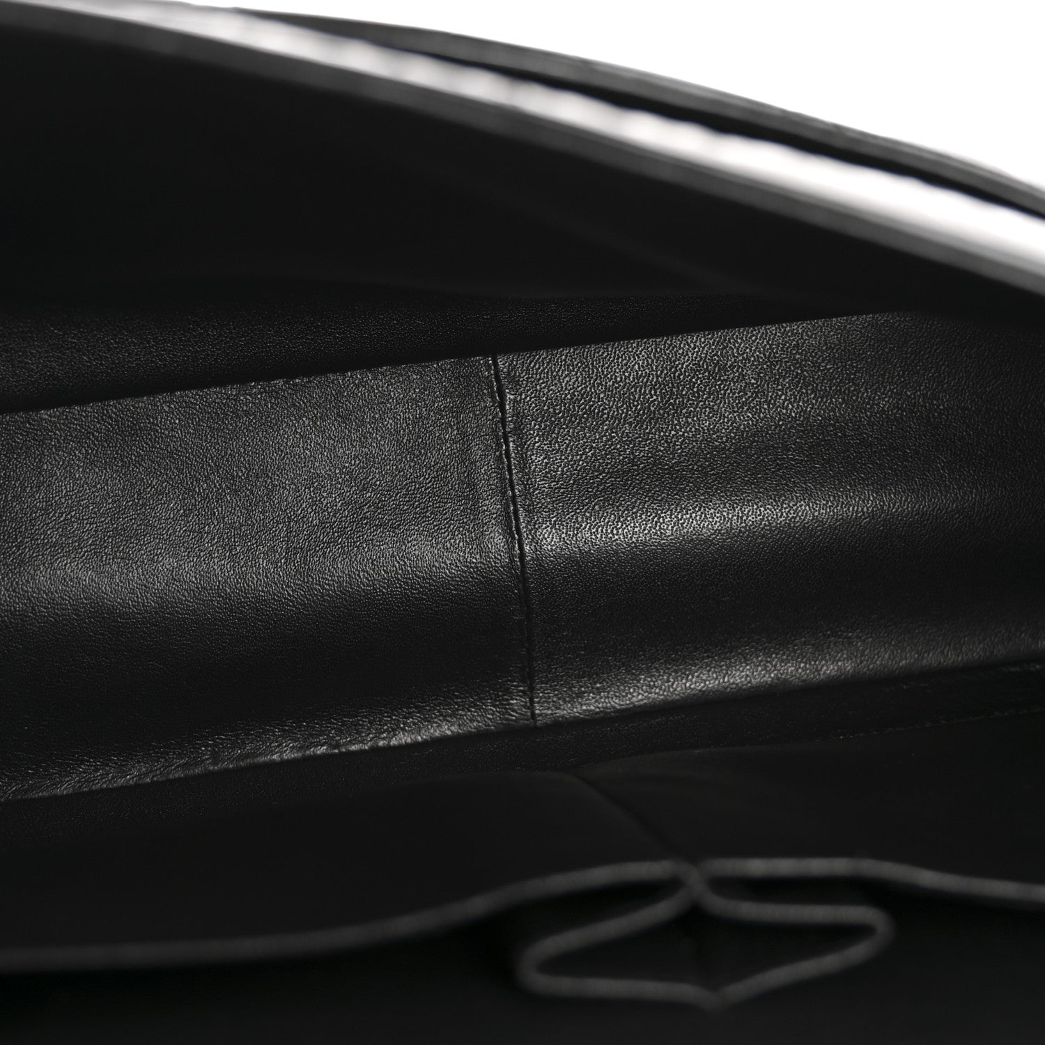Chanel Shiny Crumpled Calfskin Quilted Jumbo Double Flap So Black 5 of 14