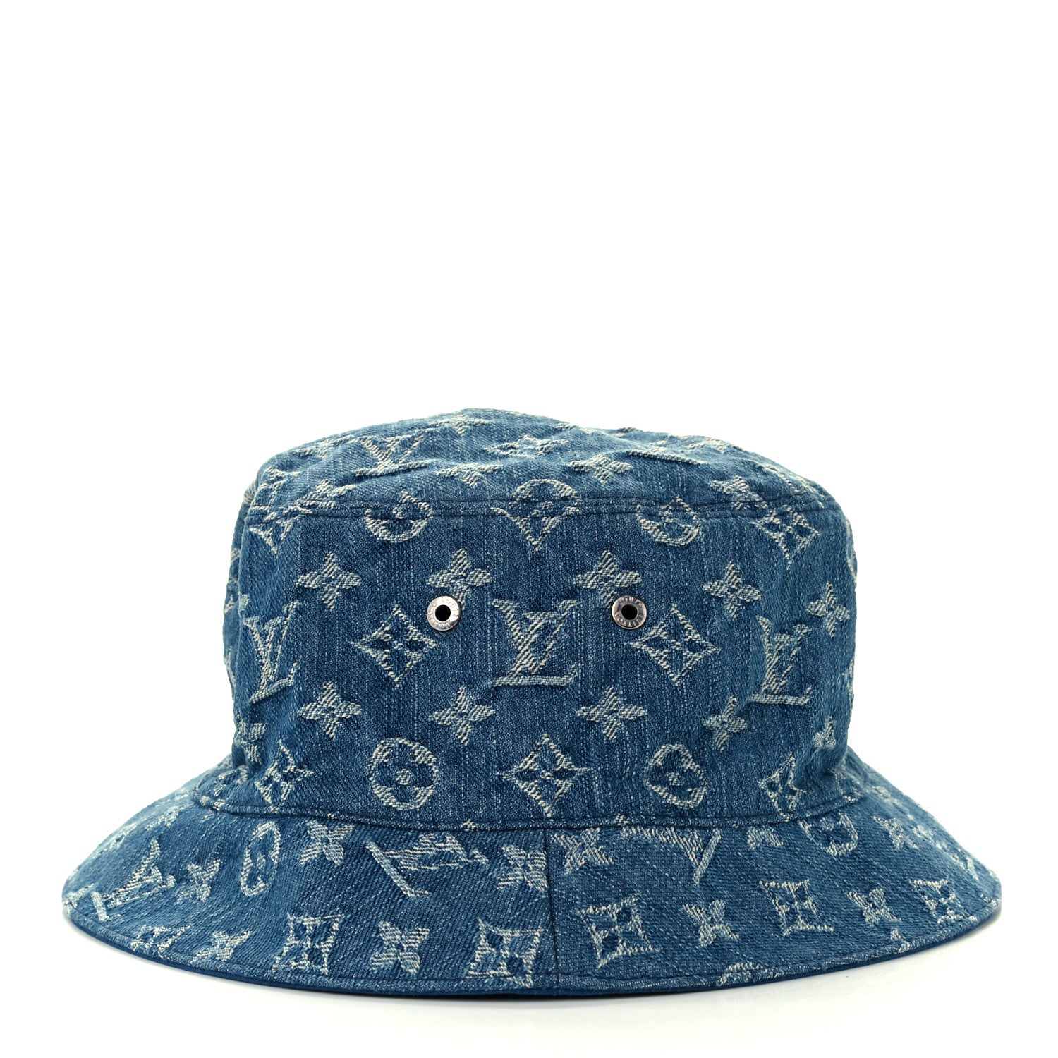 Louis Vuitton Monogram Denim Transformable Bob Bucket Hat 58 Blue 5 of 8