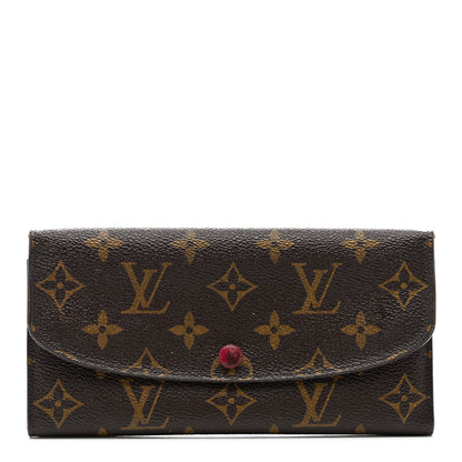 Louis Vuitton Monogram Emilie Wallet Fuchsia 1 of 12