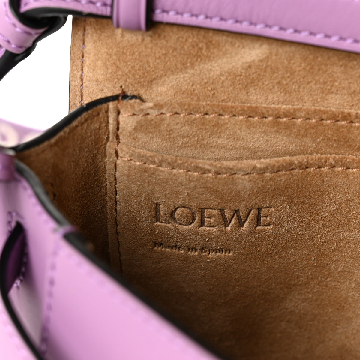 Calfskin Jacquard Mini Gate Dual Bag Guimauve