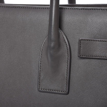 Saint Laurent Calfskin Small Sac De Jour Fog 10 of 10