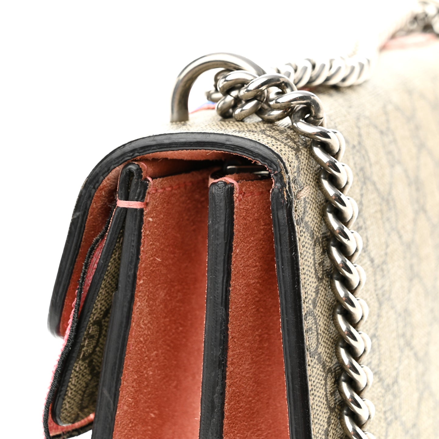 GG Supreme Monogram Embroidered Small Dionysus Shoulder Bag
