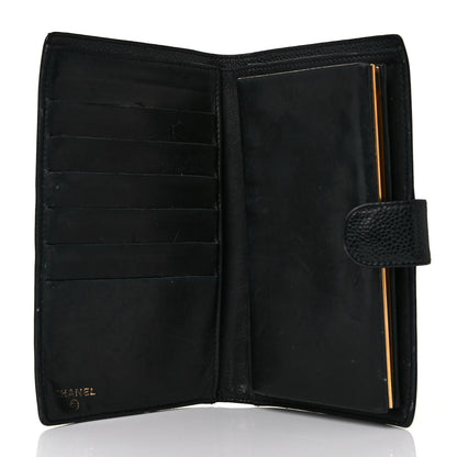 Chanel Caviar Timeless CC French Wallet Black 5 of 8