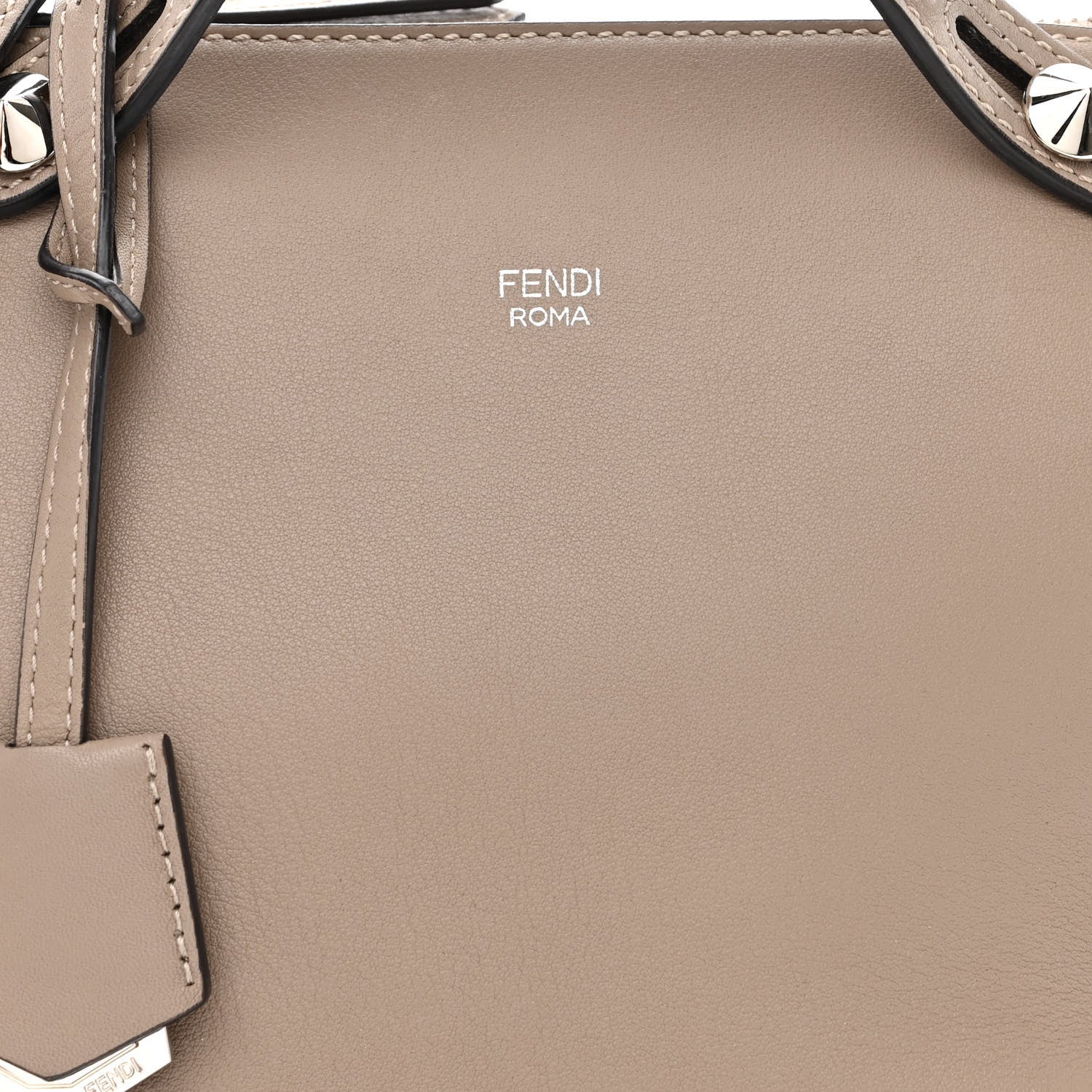 Fendi Vitello Dolce Medium By The Way Boston Bag Tortora 10 of 13